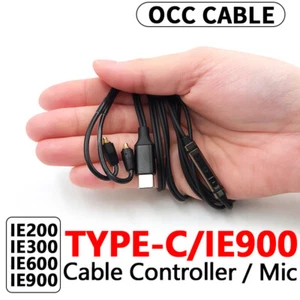 6N Occ HiFi Earphone Cable for Sennheiser IE200 IE300 IE600 IE900 Mic Control - Picture 1 of 13