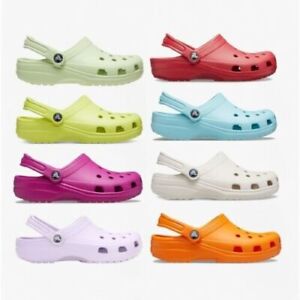 CROCS Classic Mens/Womens Summer Slip On Casual Slipper Clogs Sizes 3 to 12