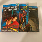 The Hardy Boys Series Hard Cover Books 3 5 6 Secret old mill hunting Gold