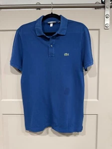 Lacoste Polo Shirt - Boys/Youth Size S Blue, Pre-owned - Picture 1 of 9