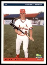 1993 Classic Best Glens Falls Redbirds Mike Matvey Glens Falls Redbirds #21