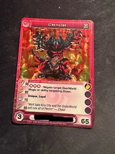 Chaor - Ultra Rare - Chaotic Card - Dawn of Perim - Premium Foil - Foto 1 di 2