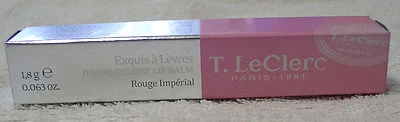 T. LeCLERC  ♥  Lip Balm Lippenstift  ♥ Rouge Impérial  ♥  1,8 g  ♥  Neu & OVP   - Bild 1 von 3