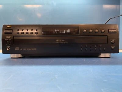 JVC 5 Disc Carousel CD Changer “XL-F254BK” - 1 Bit-  PEM D.D. Converter - Image 1 of 4
