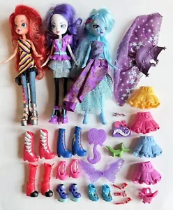 MLP My Little Pony Equestria girls Doll Shoes & Accessories Brush Purse Lot (K) - Picture 1 of 9