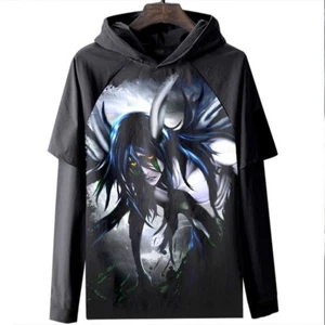 Bleach Anime Manga Kapuzen Sweatshirt Hoodie Langarm T-Shirt Longsleeve Coat - Picture 1 of 2