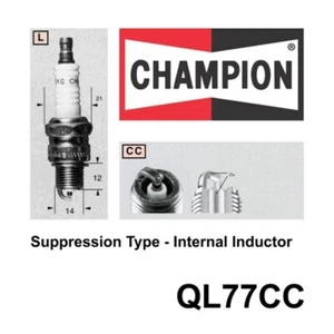 6x New CHAMPION Performance Driven Quality Marine Spark Plug #QL77CC - Picture 1 of 6