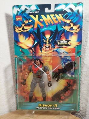 Figura de acción Toybiz X-Men Bishop II lanzamiento de armas serie Marvel Flashback  Foto 1 de 2