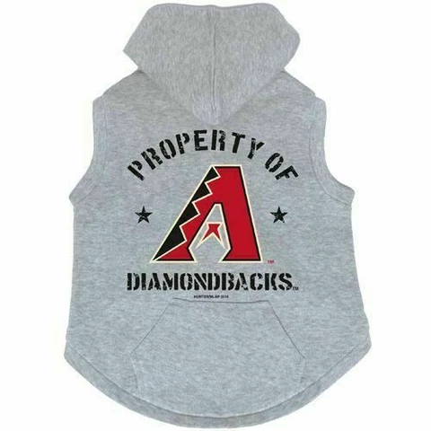 NEW ARIZONA DIAMONDBACKS DOG CAT PREMIUM BUTTON UP HOODIE SWEATSHIRT CHOOSE SIZE Cover