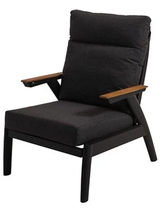Lesli Living Loungesessel "Florence Alu"anthrazit/dunkelgrau Gartensessel Sessel - Bild 1 von 10
