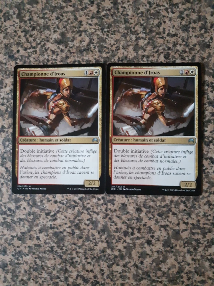 MTG - 2 x Iroas's Champion - Magic Origins - FRENCH - Image 1 of 1