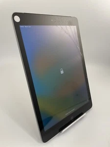 Apple iPad 5th Gen A1823 Grey 9.7" iPadOS Tablet Spares And Repairs Cracked #C - Picture 1 of 24