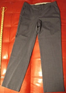 Michael Kors - Blue Men's Straight Leg Dress Pants - SIZE 34W X 30L - Polyester - Picture 1 of 5