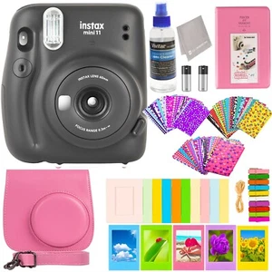 Fujifilm Instax Mini 11 Instant Camera with Accessory Kit - Charcoal Grey Camera - Picture 1 of 8