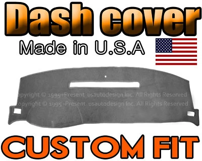 Se adapta a Chevrolet Silverado 1500 2500 3500 2008-2013 cubierta de tablero alfombrilla/gris carbón Foto 1 de 4