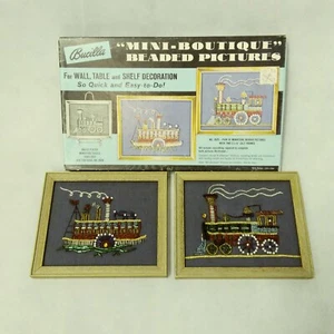 Bucilla Cuadros con Cuentas Tren Barco de Vapor - Imagen 1 de 5
