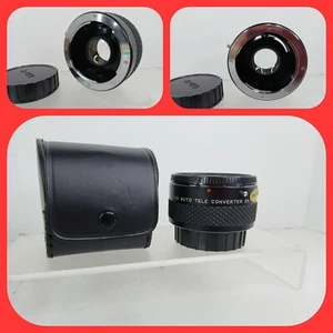Vintage 1980's YUS Auto Tele Converter For Yashica Bayonet 2X Lens W Case - Picture 1 of 7