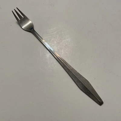 Vintage Oxford Hall Flatware Fork 6 1/4” Cocktail Shrimp? MCM Modern Made Japan - Image 1 of 4