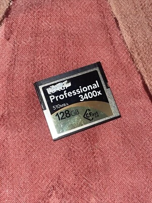 128GB LEXAR Professional 3400x 510MB/s CFast 2.0 Memory Card - Image 1 of 2