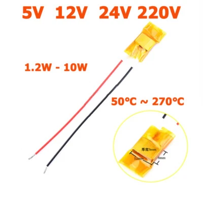 5V/12V/24V/220V PTC Heizelement Konstanttemperatur Thermostat Heizplatte - Bild 1 von 4