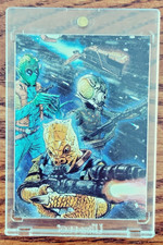 2011 Topps Star Wars Galaxy 6 GREEDO BOSHEK Etched Foil Puzzle Insert #4 of 6