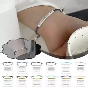 DON'T LET THE HARD DAYS WIN Motivational Tube Bracelet - NEW- - Picture 1 of 34