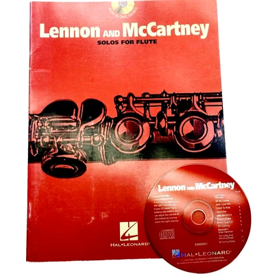 Lennon McCartney Solos for Flute Book + CD Beatles Play Along Series Sheet Music - Image 1 of 4