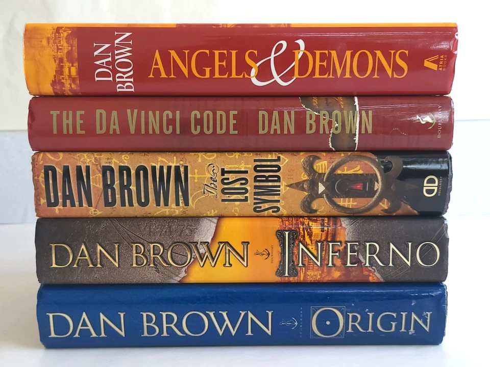 Dan Brown ROBERT LANGDON Complete Series Lot of 5  HARDCOVER Books 1st Edition Foto 1 de 4