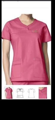 Wonderwink Wonderflex Women’s Ceil Blue, 5XL Scrub Top New With Tags In Plastic - Image 1 of 2