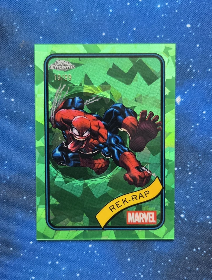 Topps Marvel Chrome Sapphire 2025 - Rek-Rap /99 - Spiderman - Bild 1 von 1