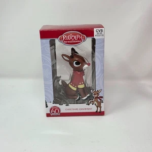 Rudolph El Reno Nariz Roja Árbol de Navidad Adorno de Vacaciones 60 Aniversario - Imagen 1 de 4