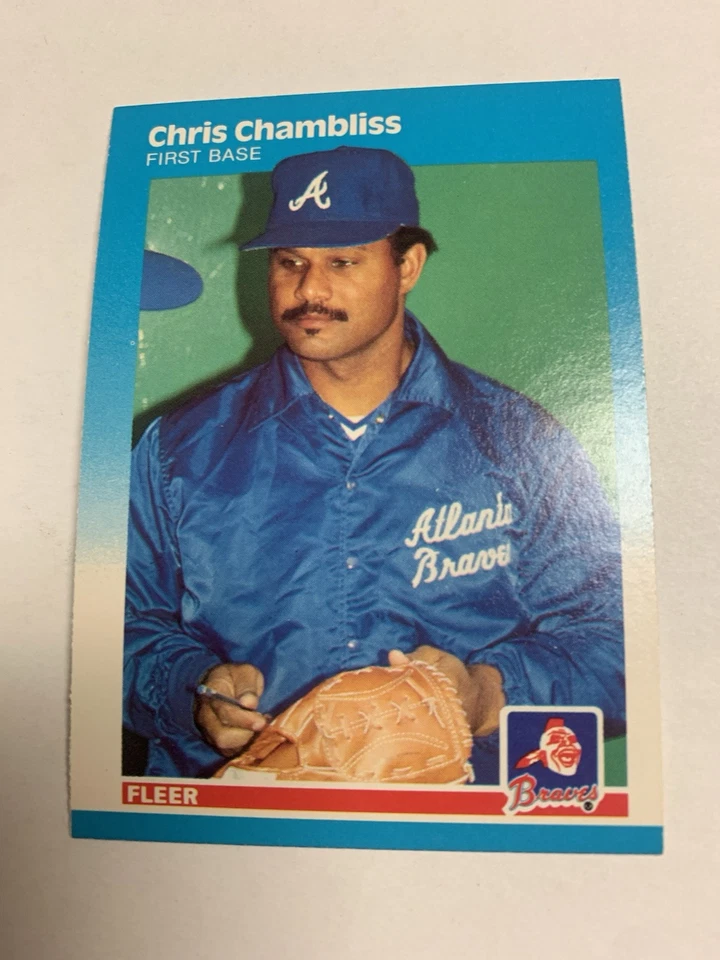 1987 Fleer Atlanta Braves Chris Chambliss - Image 1 of 1