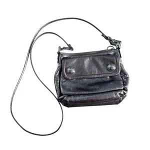 Vintage Coach Poppy Collection Gunmetal irisierende Mini Umhängetasche y2K - Bild 1 von 11