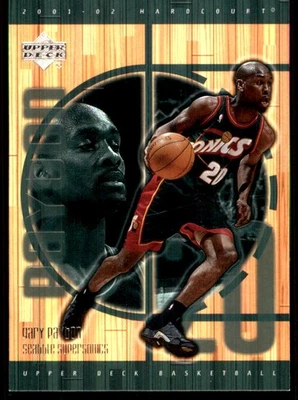Gary Payton 2001-02 Upper Deck Hardcourt #76 SuperSonics NBA READ FREE SHIPPING - Image 1 of 2