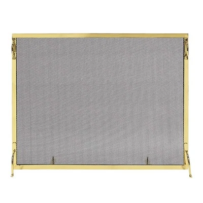 Pantalla de chimenea Minuteman 38 x 30 en latón Foto 1 de 3