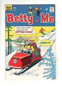BETTY AND ME #7 VF+, Archie in drag, spy story, Veronica, Archie 1967 - Picture 1 of 2