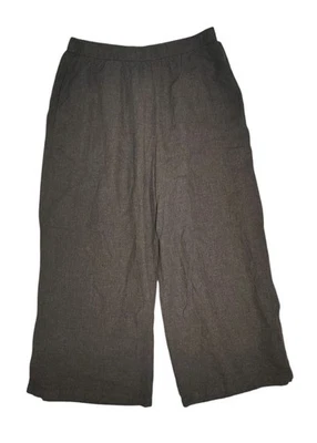 Pantalones cómodos Patagonia 55 % gris cáñamo Lagenlook ligeros cintura elástica talla M Foto 1 de 4