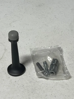 Baldwin 4045112 3 Inch Baseboard Mounted Rigid Door Stop - Venetian Bronze - Image 1 of 2