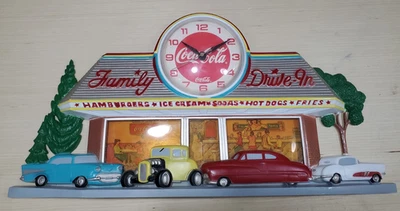 老式1988年可口可乐时钟餐厅家庭汽车1950年代 — 第 1/4 张图片