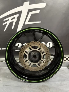 USED 06-11 KAWASAKI ZX-14 R OEM REAR WHEEL REAR RIM - Picture 1 of 10