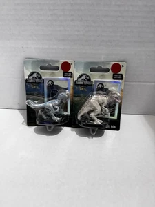 Jurassic World Mini Figuren 2 Stück Indominus Rex und Blau mit Bonuskarten - Bild 1 von 1
