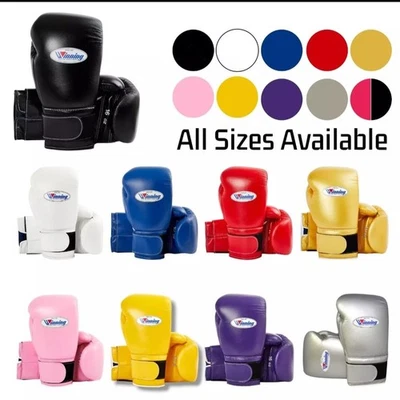 Winning boxing gloves MS-600B tapetype pro sparring gloves 8oz-16oz