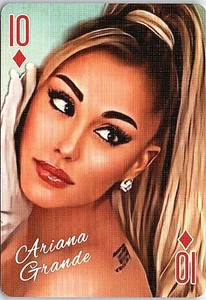 Tarjeta coleccionable de estrellas musicales de celebridades de Ariana Grande - Imagen 1 de 2