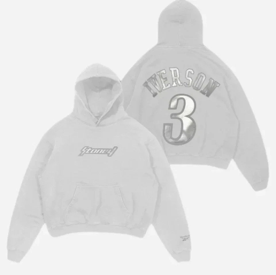Post Malone “White Iverson” 10 year anniversary Stoney sweatshirt  XL - Image 1 of 4