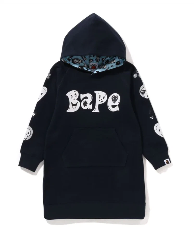Sudadera con capucha Bape Kids x Chocomoo de una pieza azul marino talla 130 K Foto 1 de 1