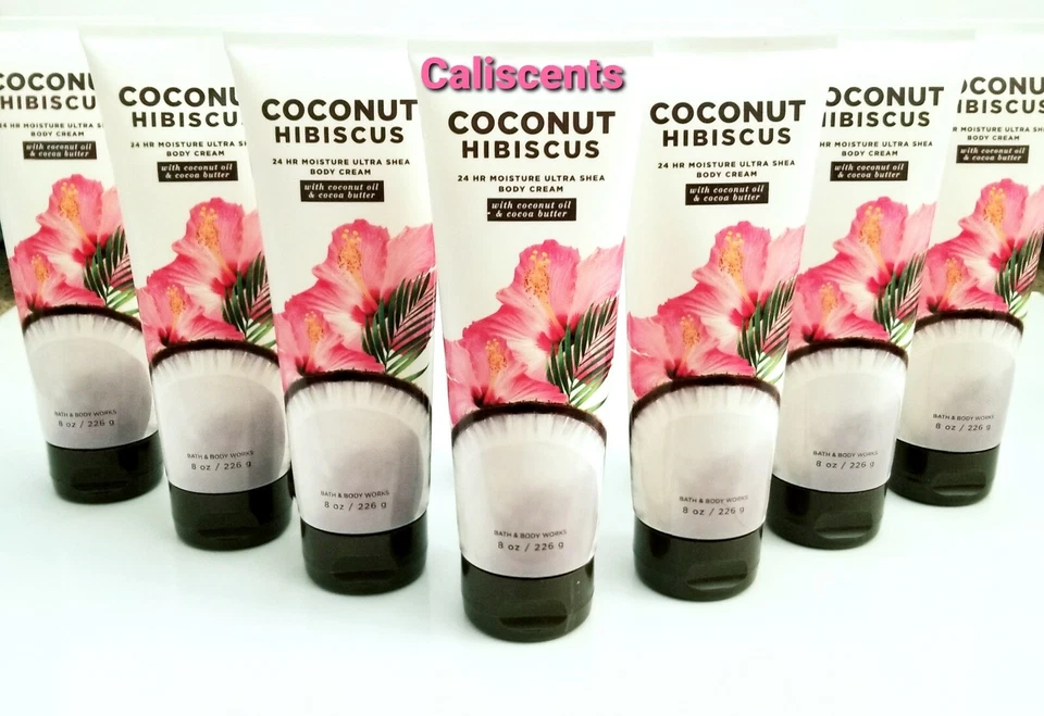 Bath & Body Works CREMA CORPORAL ULTRA KARITÉ COCO HIBISCO 8 OZ X1 (UNO) NUEVO Foto 1 de 1