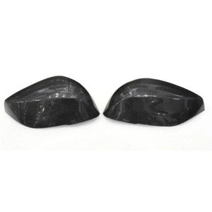 Borde de cubierta de espejo retrovisor lateral de fibra de carbono real apto para Infiniti Q60 2012-2022 - Imagen 1 de 7