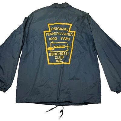 Chaqueta cortavientos vintage Pennsylvania 1000 yardas banco club de tiro talla M Foto 1 de 4