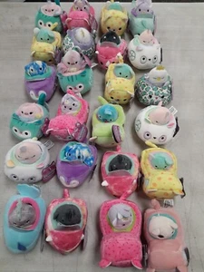 4 Pack: Squishville Squishmallow Mini and Vehicle - Minis will Vary W7A