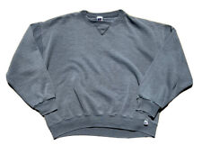 Vtg RUSSELL ATHLETIC blank v stitch sweatshirt XL heather Gray 90s